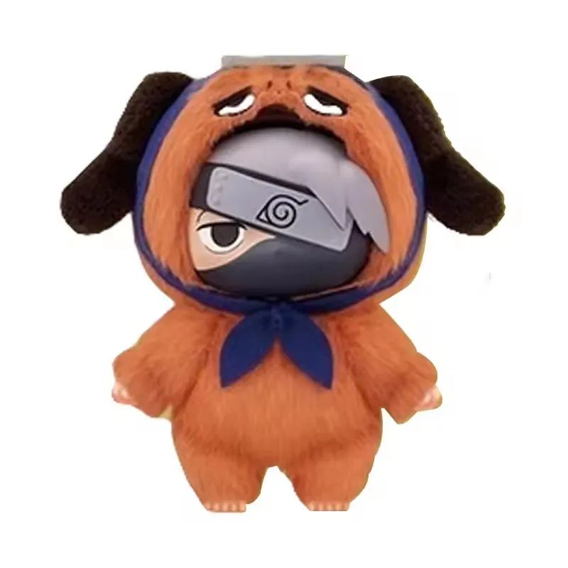 Naruto Shippuden Beast Party Plush Blind Box Keychain Mini Collectible Anime Plush Charm Random Fi 7