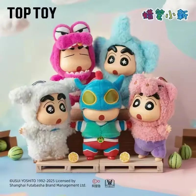 Crayon Shinchan Blind Box Party Outfit Figure Anime Mystery Box Collectible Toy 5