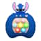 Disney Stitch Mickey Quick Push Game Console For Kids Portable Fidget Game Toy Competitive Handhe 1