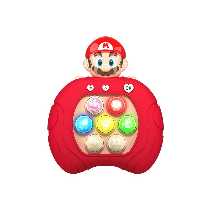 Disney Stitch Mickey Quick Push Game Console For Kids Portable Fidget Game Toy Competitive Handhe 10