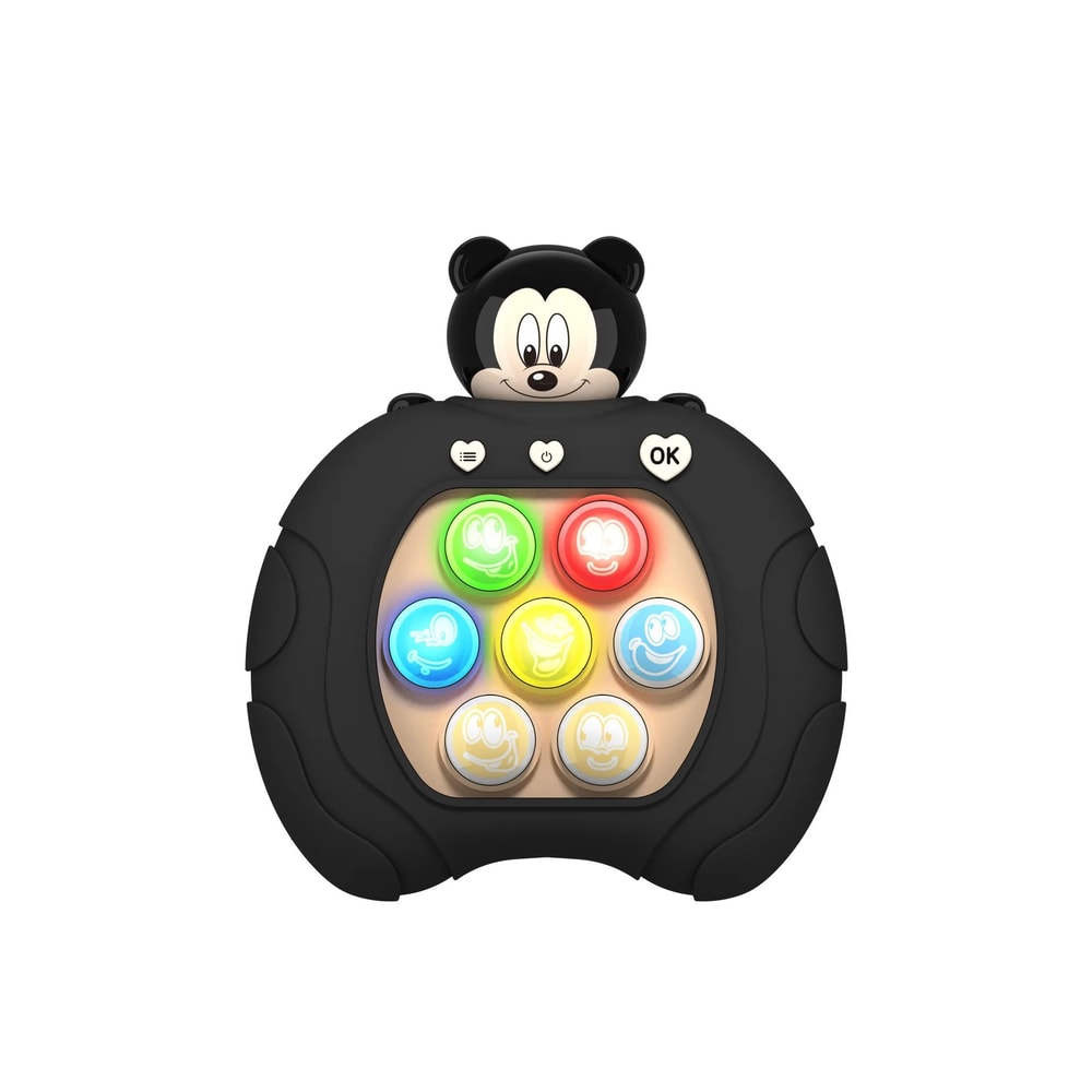 Disney Stitch Mickey Quick Push Game Console For Kids Portable Fidget Game Toy Competitive Handhe 3