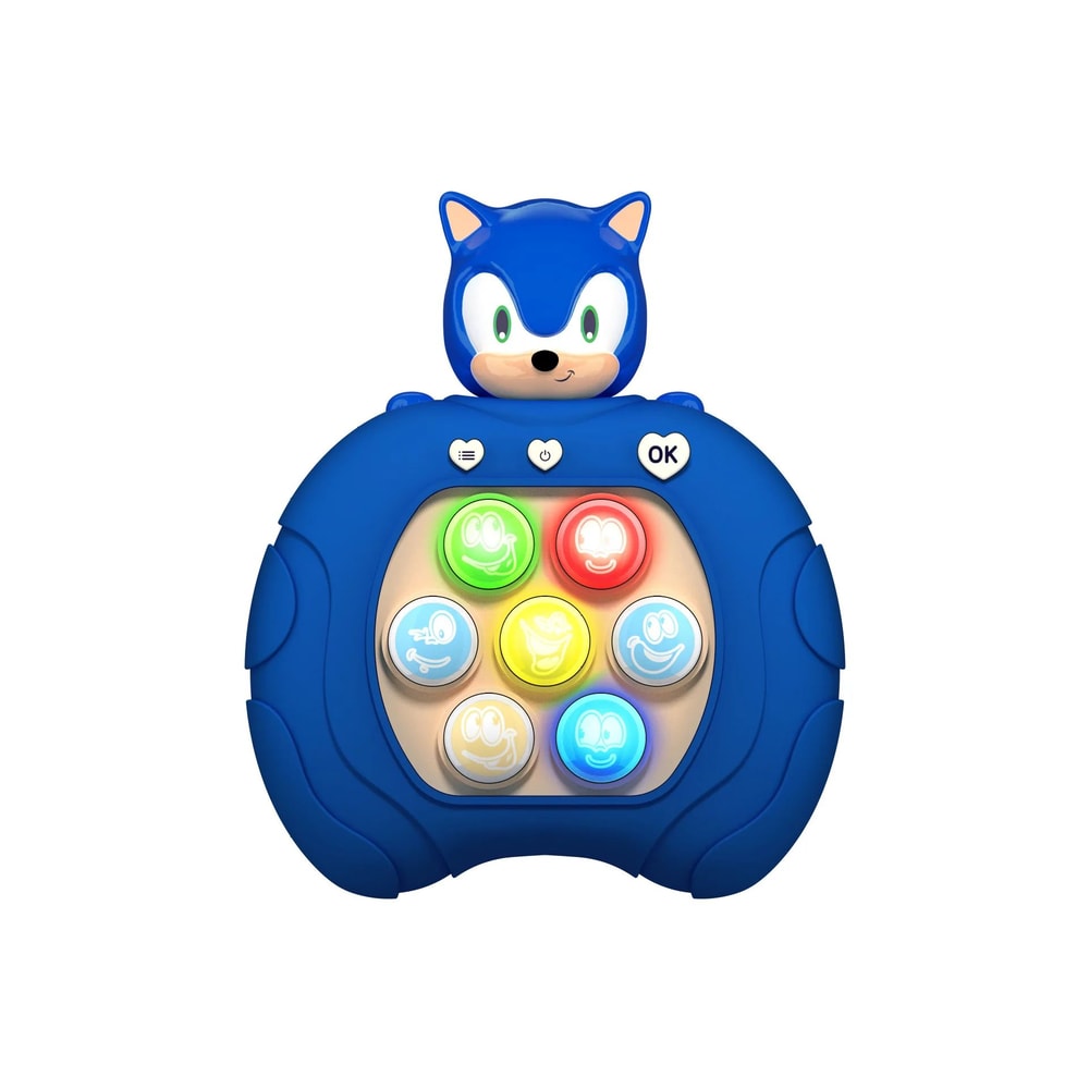 Disney Stitch Mickey Quick Push Game Console For Kids Portable Fidget Game Toy Competitive Handhe 4