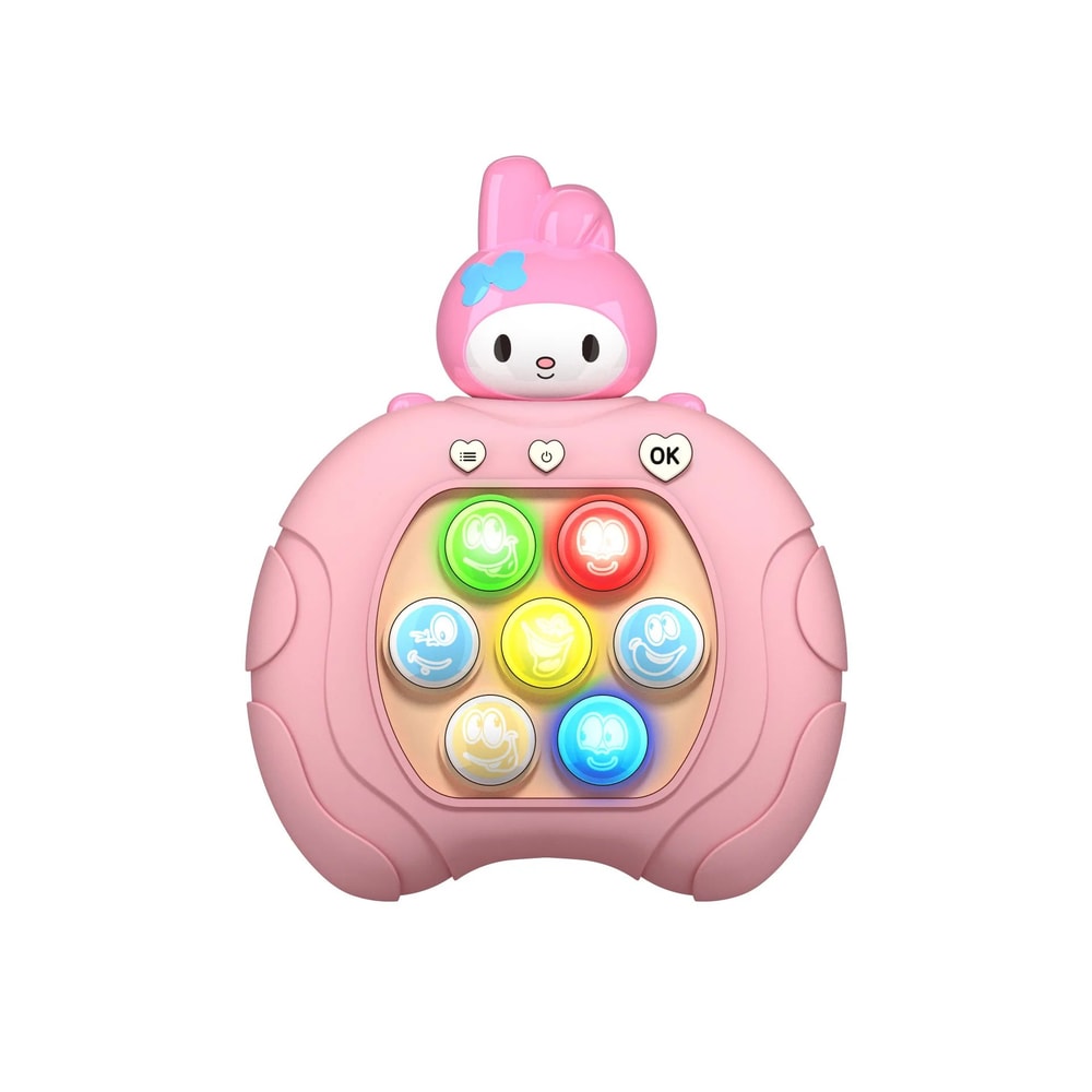 Disney Stitch Mickey Quick Push Game Console For Kids Portable Fidget Game Toy Competitive Handhe 7