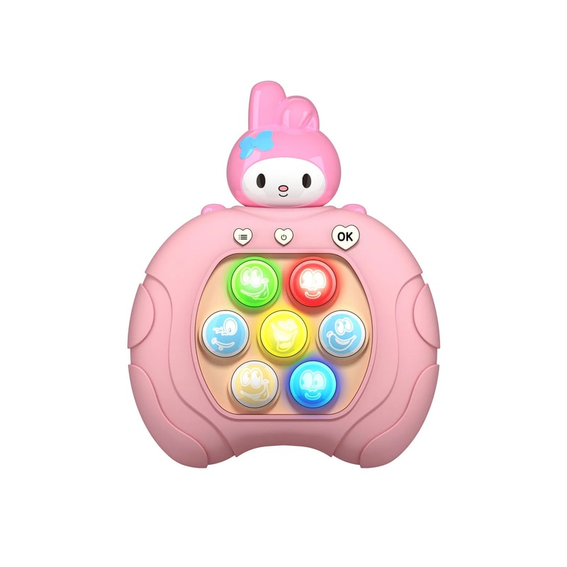 Disney Stitch Mickey Quick Push Game Console For Kids Portable Fidget Game Toy Competitive Handhe 7