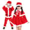 Kids Christmas Santa Costume Classic Red Holiday RolePlay Outfit For Boys Girls 1