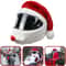 Festive Santa Claus Motorcycle Helmet Cover For Bikes Scooters 1