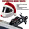 Festive Santa Claus Motorcycle Helmet Cover For Bikes Scooters 4