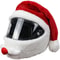Festive Santa Claus Motorcycle Helmet Cover For Bikes Scooters 5
