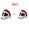 Festive Santa Claus Motorcycle Helmet Cover For Bikes Scooters 6