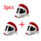 Festive Santa Claus Motorcycle Helmet Cover For Bikes Scooters 7