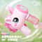 Unicorn Electric Bubble Gun Toy With Lights Automatic Bubble Blower For Kids Outdoor Fun 2