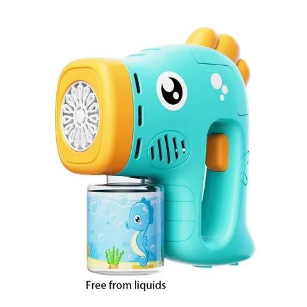 Unicorn Electric Bubble Gun Toy With Lights Automatic Bubble Blower For Kids Outdoor Fun 11