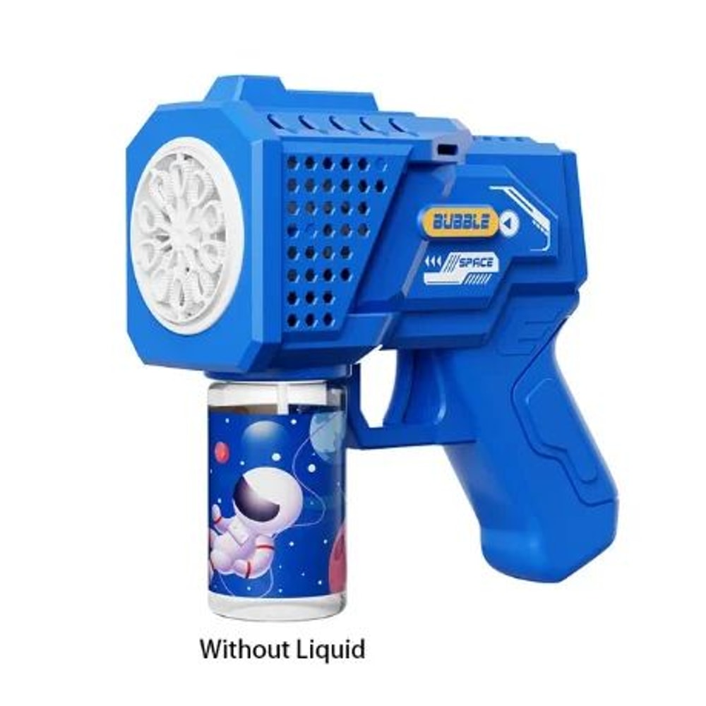 Unicorn Electric Bubble Gun Toy With Lights Automatic Bubble Blower For Kids Outdoor Fun 12