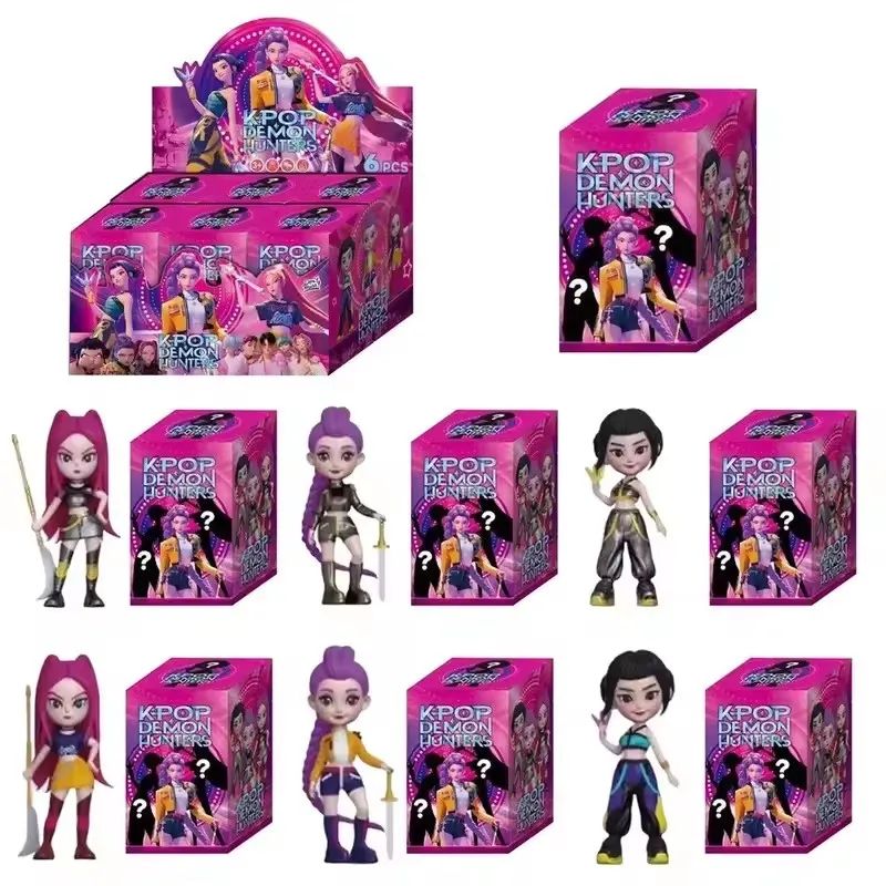 Devil Hunter Anime Blind Box Figure Collectible KPop Style Mini Statue For Desk Decor 0