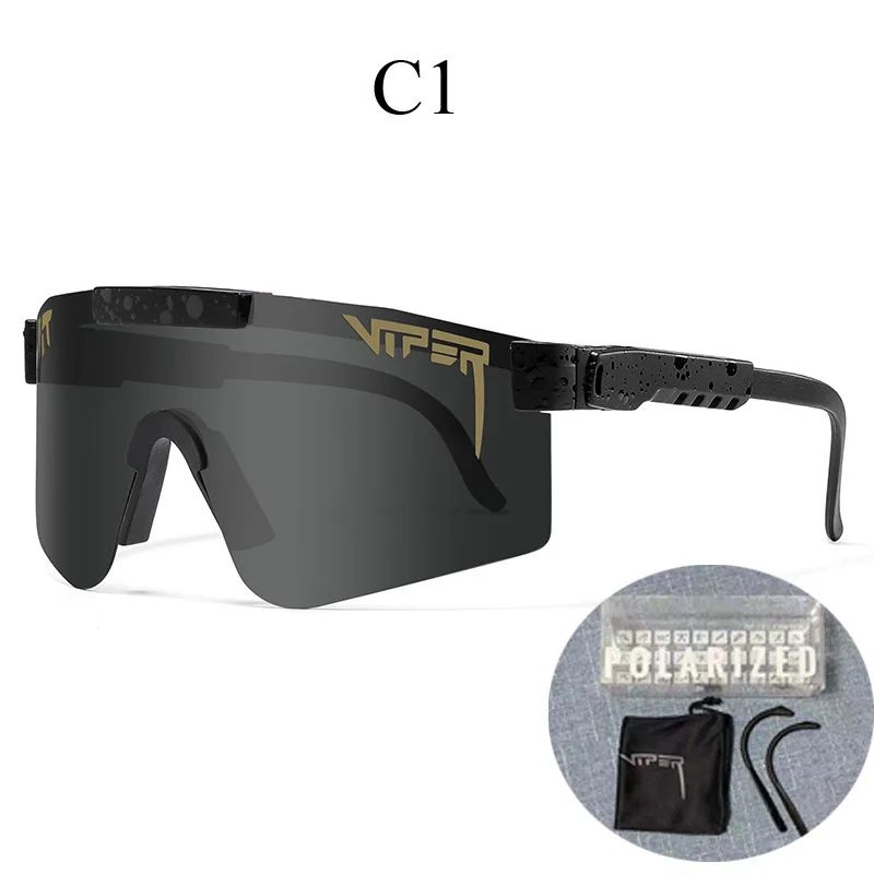 Pit ViperStyle UV400 Cycling Sunglasses Wraparound Sports Shades For Running Motorcycle Riding 2