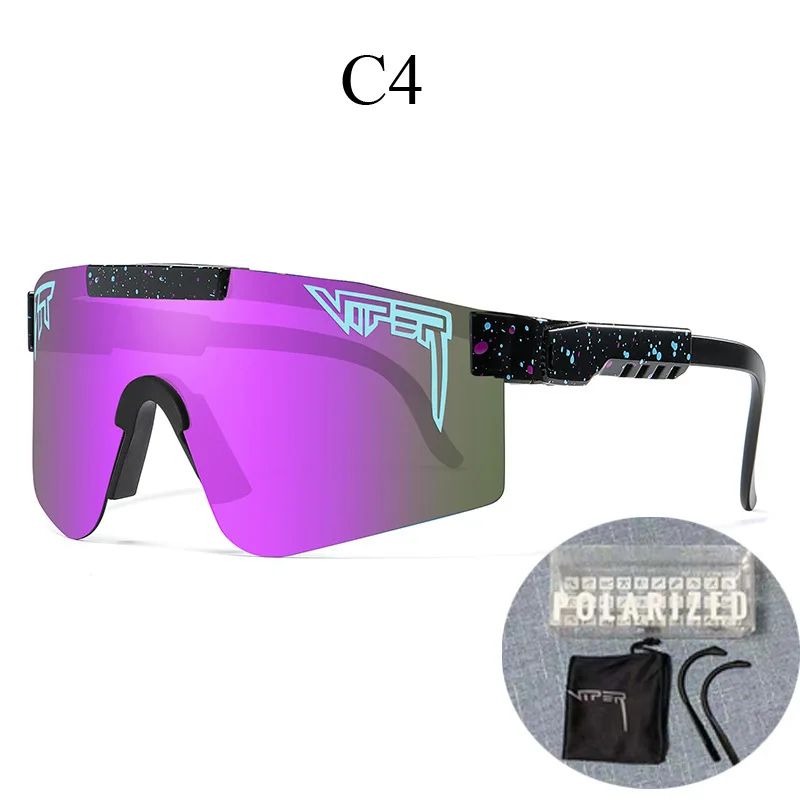Pit ViperStyle UV400 Cycling Sunglasses Wraparound Sports Shades For Running Motorcycle Riding 5