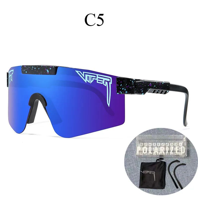 Pit ViperStyle UV400 Cycling Sunglasses Wraparound Sports Shades For Running Motorcycle Riding 6