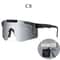 Pit ViperStyle UV400 Cycling Sunglasses Wraparound Sports Shades For Running Motorcycle Riding 9