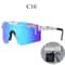 Pit ViperStyle UV400 Cycling Sunglasses Wraparound Sports Shades For Running Motorcycle Riding 11