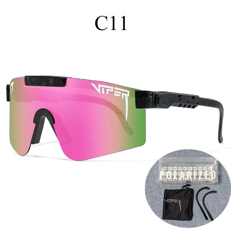 Pit ViperStyle UV400 Cycling Sunglasses Wraparound Sports Shades For Running Motorcycle Riding 12
