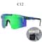 Pit ViperStyle UV400 Cycling Sunglasses Wraparound Sports Shades For Running Motorcycle Riding 13