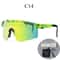 Pit ViperStyle UV400 Cycling Sunglasses Wraparound Sports Shades For Running Motorcycle Riding 15