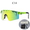 Pit ViperStyle UV400 Cycling Sunglasses Wraparound Sports Shades For Running Motorcycle Riding 15