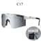 Pit ViperStyle UV400 Cycling Sunglasses Wraparound Sports Shades For Running Motorcycle Riding 18