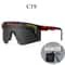 Pit ViperStyle UV400 Cycling Sunglasses Wraparound Sports Shades For Running Motorcycle Riding 20