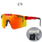 Pit ViperStyle UV400 Cycling Sunglasses Wraparound Sports Shades For Running Motorcycle Riding 10