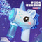 Unicorn Electric Bubble Gun With Lights Automatic Bubble Machine For Kids Outdoor Parties 3