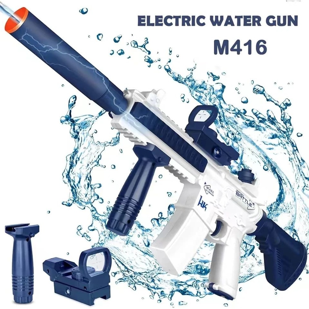 M416 Rechargeable Electric Water Gun Fully Automatic Water Blaster For Summer Battles 0