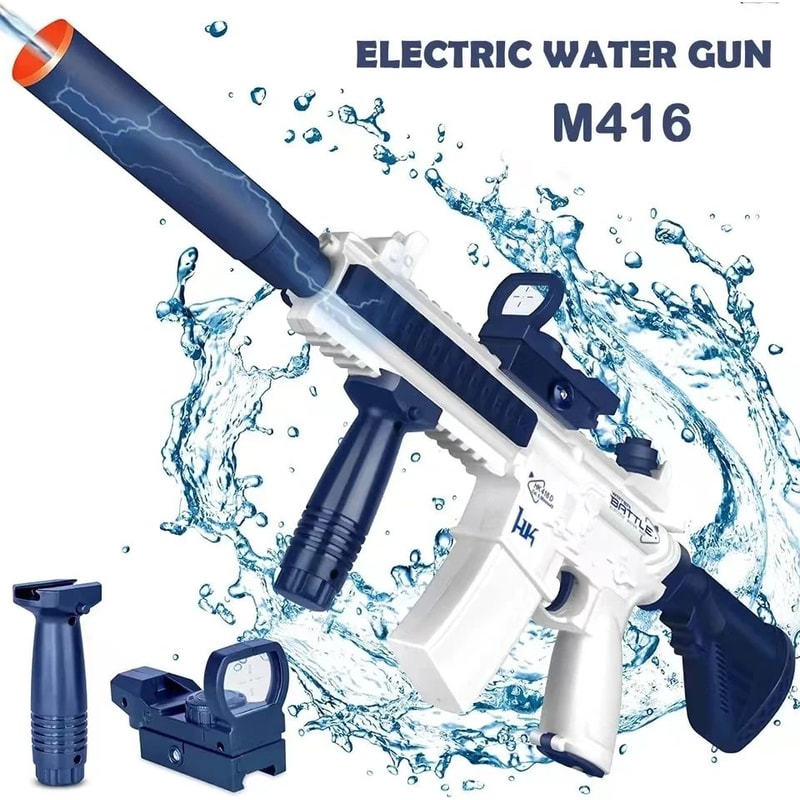 M416 Rechargeable Electric Water Gun Fully Automatic Water Blaster For Summer Battles 0