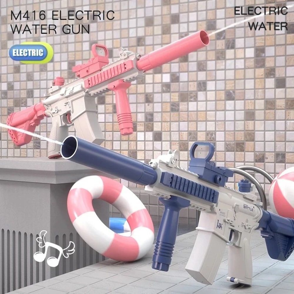 M416 Rechargeable Electric Water Gun Fully Automatic Water Blaster For Summer Battles 1