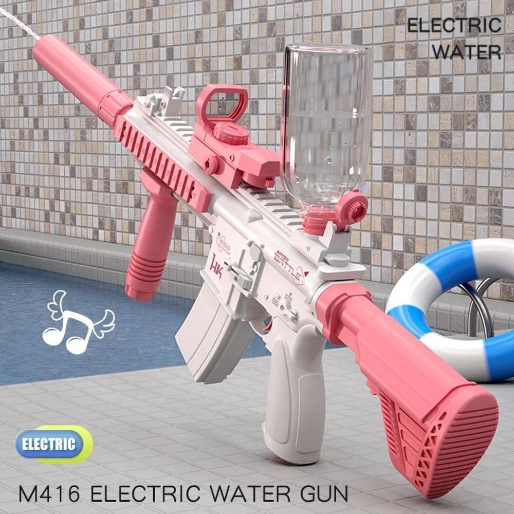 M416 Rechargeable Electric Water Gun Fully Automatic Water Blaster For Summer Battles 2