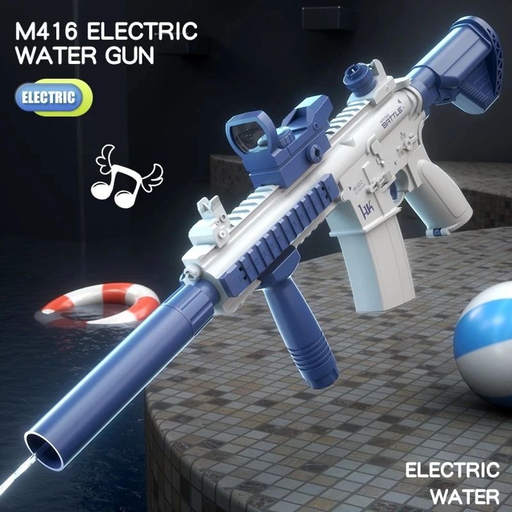 M416 Rechargeable Electric Water Gun Fully Automatic Water Blaster For Summer Battles 3
