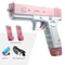 Electric Water Gun With LED Light Rechargeable Automatic Water Blaster HighPressure Continuous Spr 9