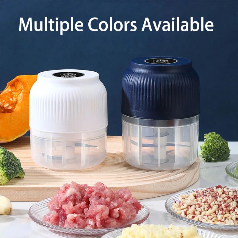 250ml Wireless Electric Garlic Chopper USB Rechargeable Mini Food Processor For Fast Prep 2