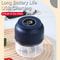 250ml Wireless Electric Garlic Chopper USB Rechargeable Mini Food Processor For Fast Prep 3