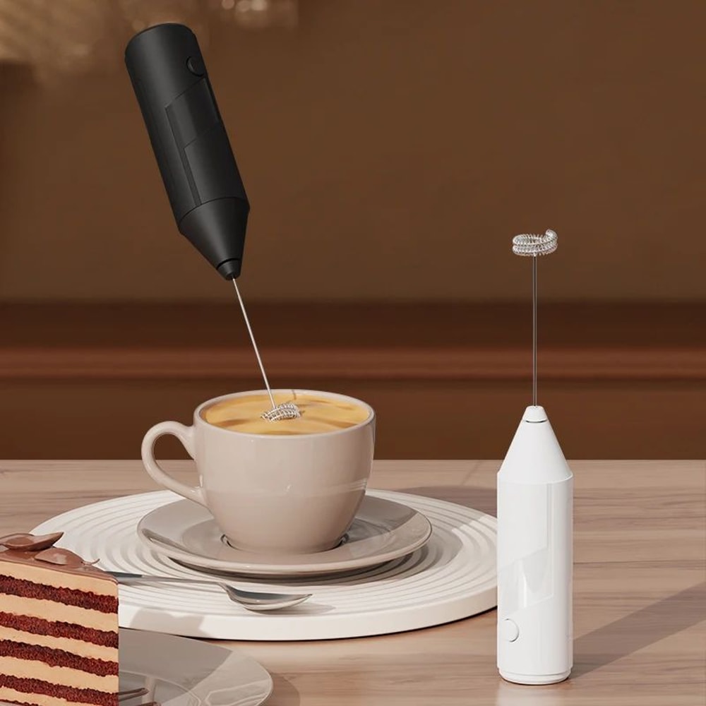 ONEKA Handheld Milk Frother Wand Fast Coffee Foam Maker Electric Whisk For Lattes Matcha Hot Choc 3