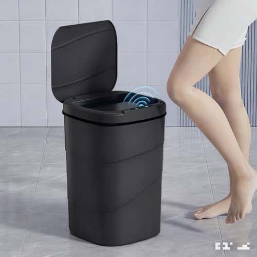 Smart Sensor Touchless Trash Can – Motion Sensor Automatic Lid Bin for Kitchen & Bathroom