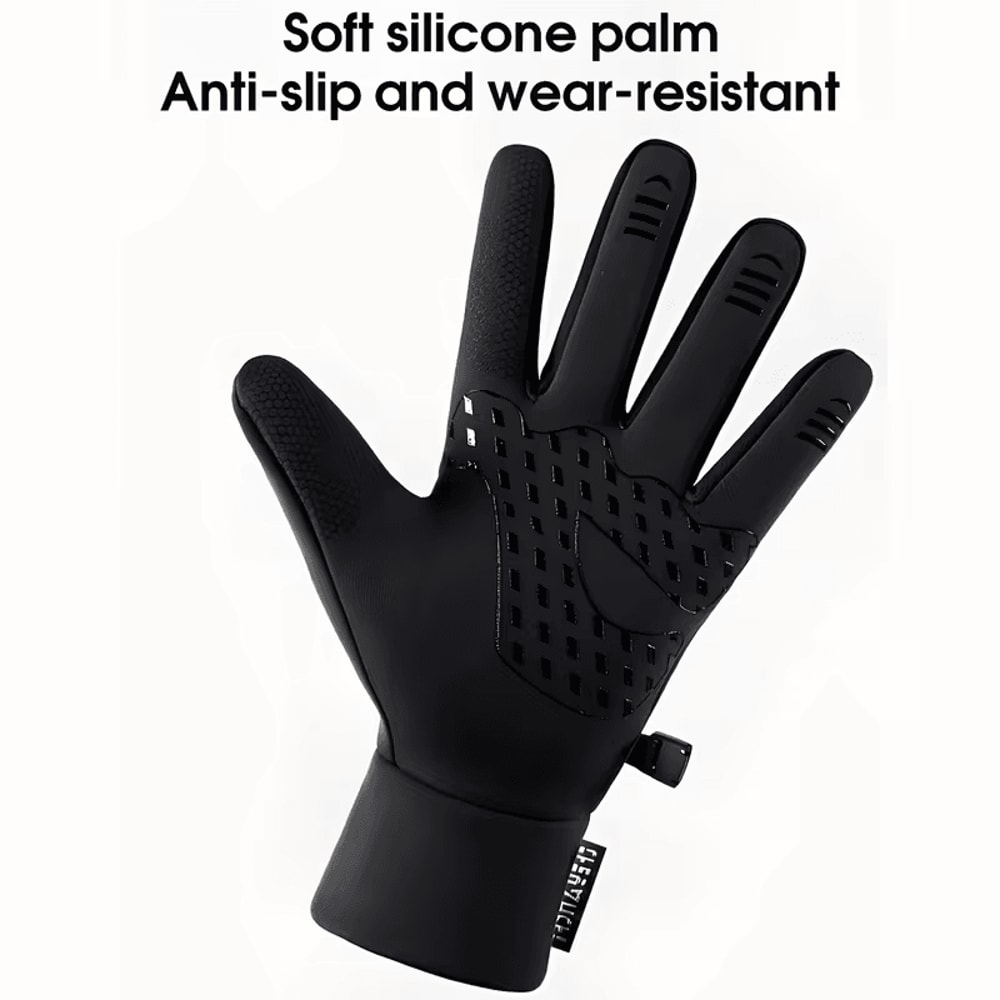 warm waterproof gloves for running in winter mornings