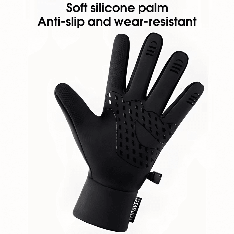 warm waterproof gloves for running in winter mornings