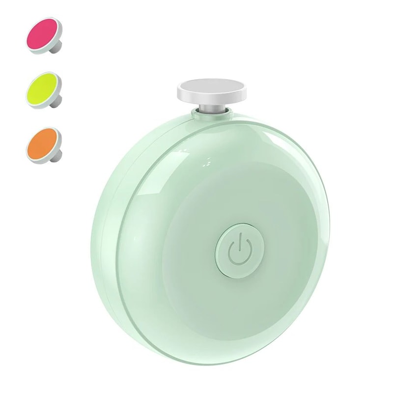 Gentle Electric Baby Nail Trimmer Kit Safe Baby Nail File Newborn Nail Clippers With Replacement 7