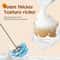 USBC Rechargeable Handheld Milk Frother Wand 3Speed Portable Coffee Foam Whisk With Dual Heads 1