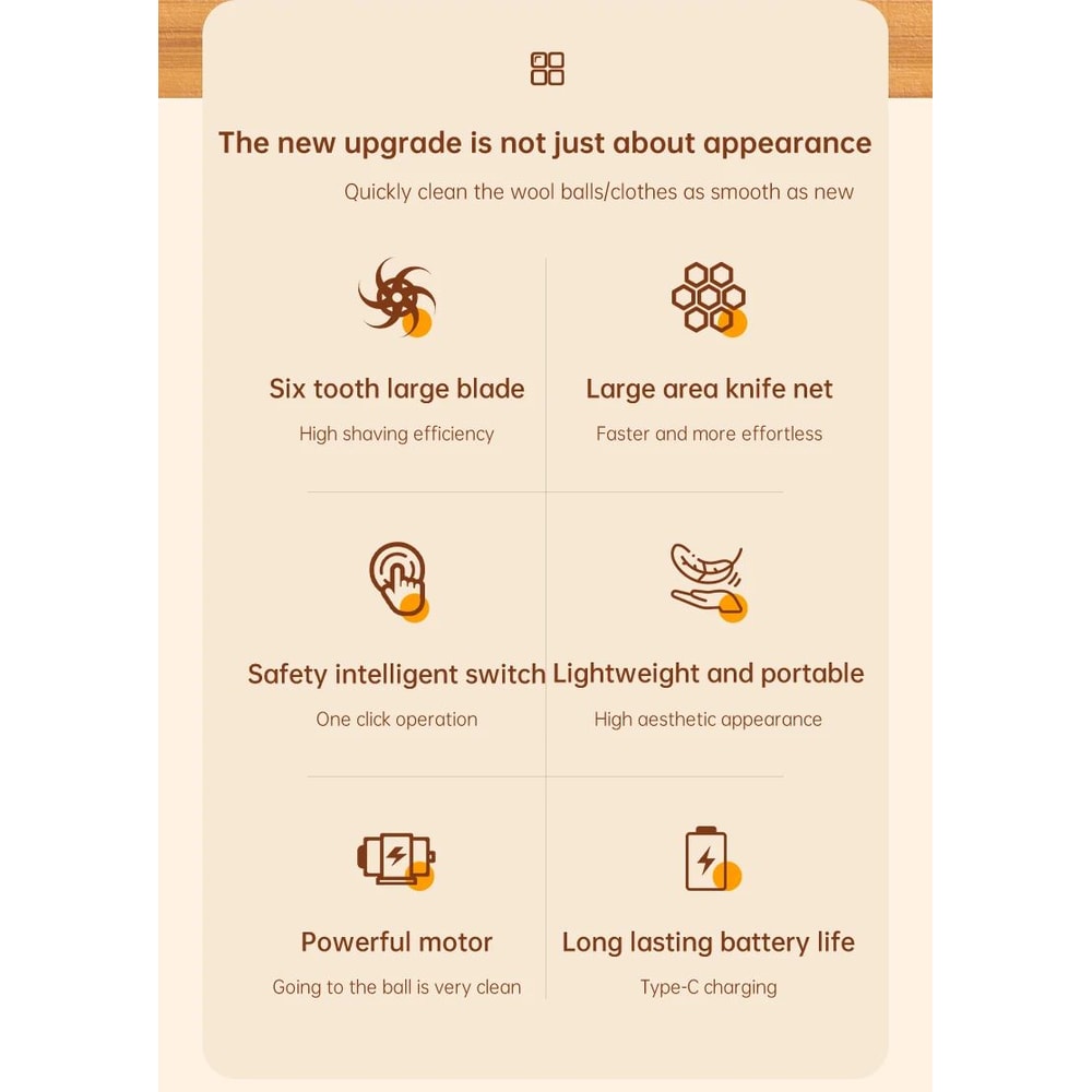 ONEKA Rechargeable Fabric Shaver Lint Remover For Clothes Furniture Sweater Defuzzer And Pill Rem 8