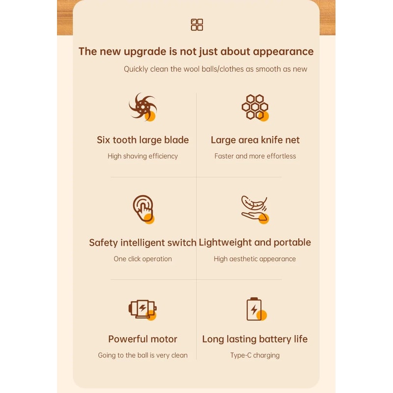 ONEKA Rechargeable Fabric Shaver Lint Remover For Clothes Furniture Sweater Defuzzer And Pill Rem 8