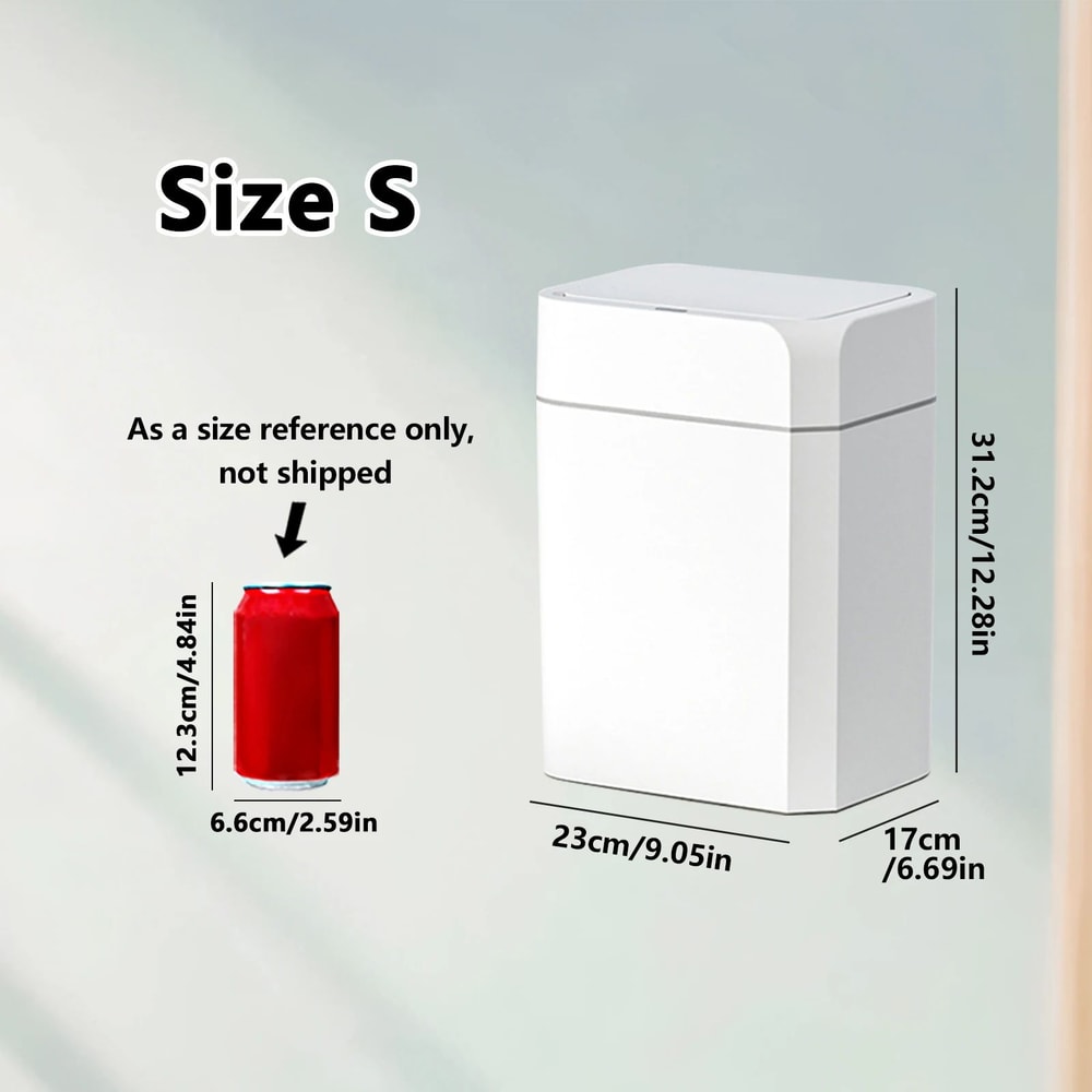 Touchless Motion Sensor Trash Can With Quiet SoftClose Lid Smart Automatic Trash Can For Kitchen B 6