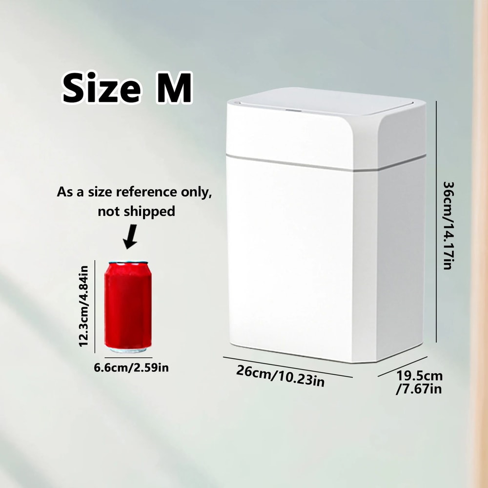 Touchless Motion Sensor Trash Can With Quiet SoftClose Lid Smart Automatic Trash Can For Kitchen B 7