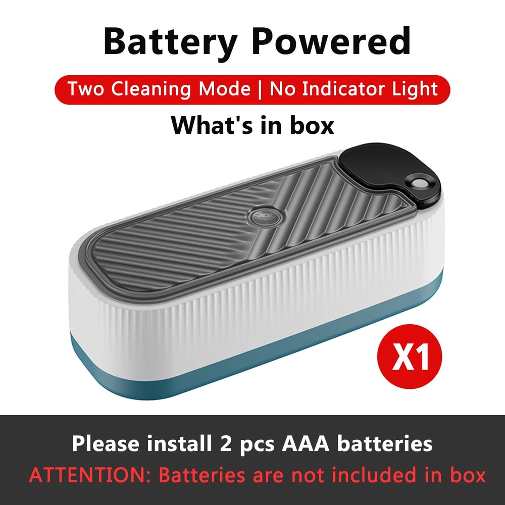 360 Deep Clean Ultrasonic Jewelry Cleaner Portable USB Eyeglasses Cleaner Machine For Rings Watche 6